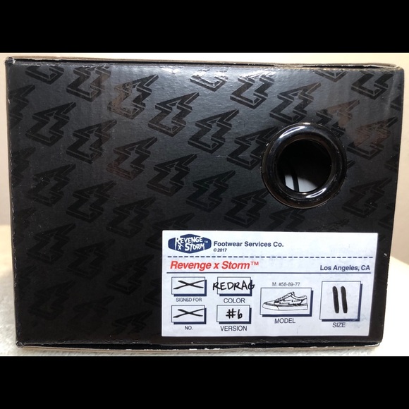 ⚠️SOLD⚠️Revenge X Storm “Red Rag” Sz 11 - Picture 7 of 7